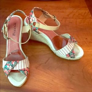 Sperry Top sider wedge heels
